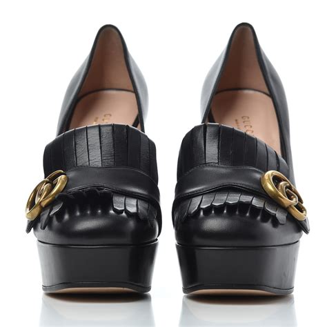 gucci style loafer pumps|Gucci loafers discount.